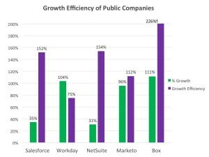 Growth Efficiency Index for Public SaaS Companiees
